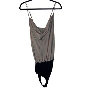 Forever 21 Plus Size Body Suit Women Gray